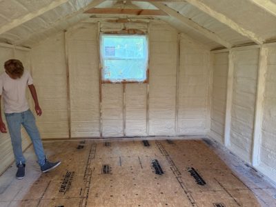 Closed Cell Spray Foam Insulation Application