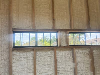 Residential Closed Cell Spray Foam Application