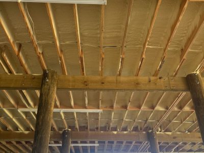 Spray Foam Ceiling Insulation Installation
